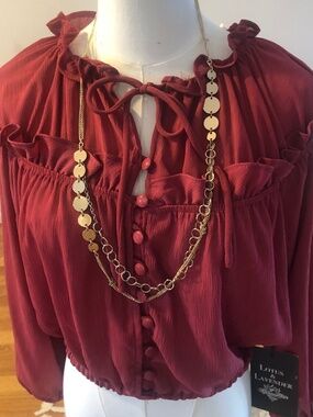 Lotus & Lavender Crop Top